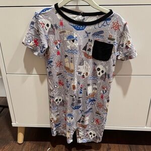 Little sleepies pocket romper